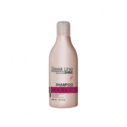 STAPIZ SZAMPON SLEEK LINE COLOUR Z JEDWABIEM 300ML